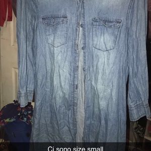 Ci Sono denim dress
